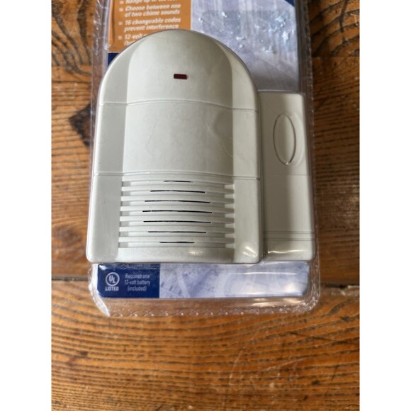 GE Wireless Door Chime Battery Operated 2-Melody with 1-Push Button Model 1603S - Picture 4 of 8